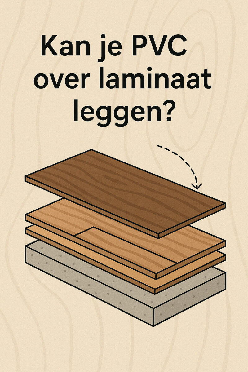 PVC over laminaat vloer leggen